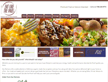 Tablet Screenshot of eatlikethepros.com